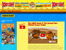 Tablet Screenshot of krash.com.au
